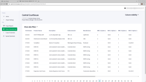 Master Submittal Log